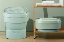 Mini lavatrice portatile campeggio camper centrifuga 7 litri lavaggio 1,5 litri