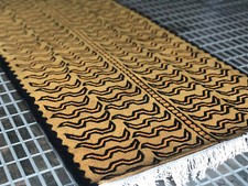 Tappeto tigre tibetana annodato a mano tappeto runner - lana - 2x6 piedi - 60x180 m - fatto a mano