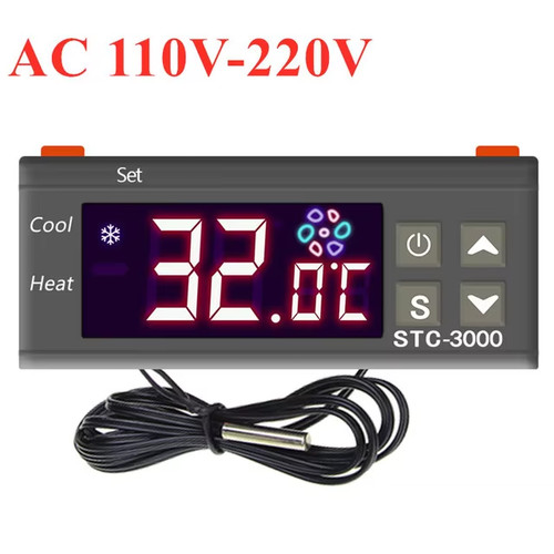 Stc 3000 led termometro - led,