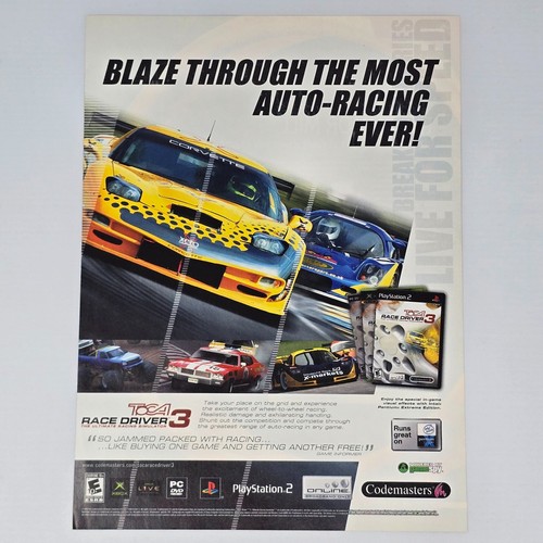 Toca race driver xbox ps2 - driver, pc