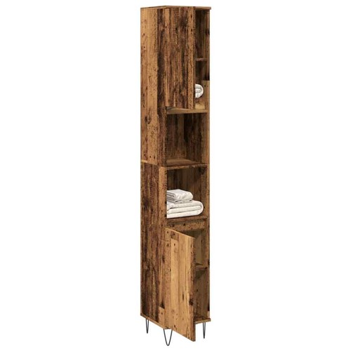 Armadietto bagno legno - armadietto, antico