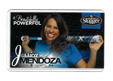 JESSICA MENDOZA Stanford SOFTBALL Olimpiadi USA Oro FIRMATO/AUTOGRAFO 3x5 Card