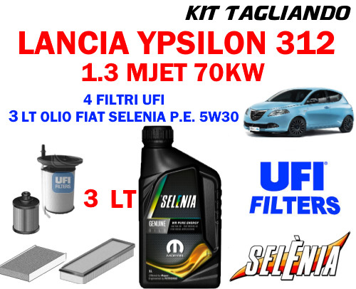 Kit tagliando filtri ufi - filtri, +