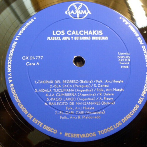 Los calchakis flautas - arpa, y