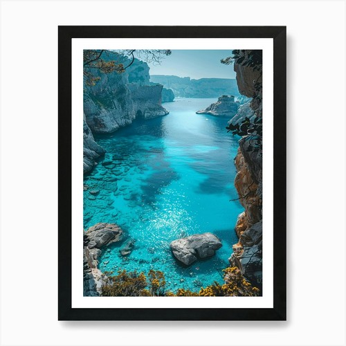 Quadro stampa tela cliffs - quadro,