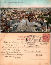 Rome St Peters Square Postcard
