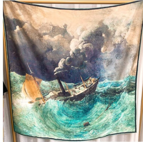 Sciarpa seta jacquard mamma - sciarpa,