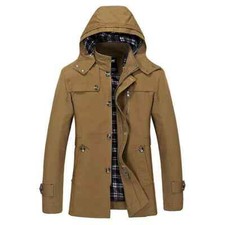 Giacca Trench Uomo Marrone