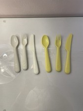 Posate in plastica colorate lavastoviglie bambino bambina unisex