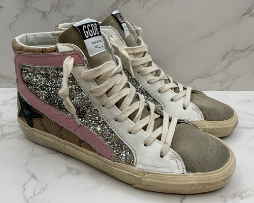 Golden goose slide sneakers - golden,