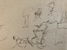 Molto Bello Disegno XIX Antico