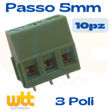 10pz morsetti 3 poli H=14mm