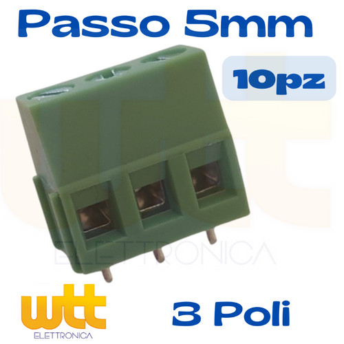 10pz morsetti poli - morsetti, h=14mm