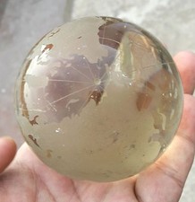 Vintage Ufficio Tavolo Decorativi Unico Forma Vetro Globe Collectibles Rare