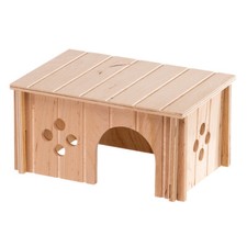 Accessori roditori Ferplast SIN 4645 casetta conigli cavie legno FSC™  pratica