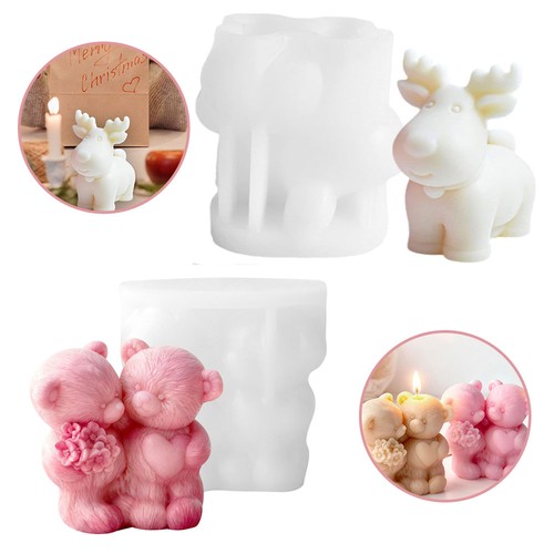 Stampi candela orso cervo - , 3d