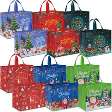 12Pcs Sacchetti Regalo Natale
