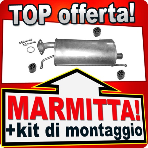 Silenziatore posteriore opel - silenziatore,