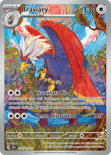 214 191 braviary - 214-191, illustrazione