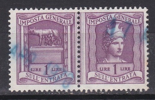 Italia 1959 marca da - marca, bollo