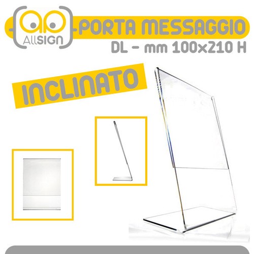 Porta messaggio inclinato - porta,