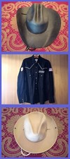 Abbigliamento ballo country camicia + 2 cappelli CONDIZIONI BUONE