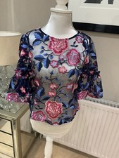 Gorgeous Zara Embroidered Blue