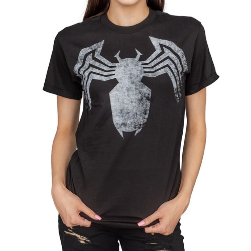 Shirt nera sbiadita gambe - sbiadita,