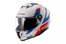 VINTAGE WHITE BLUE RED LS2