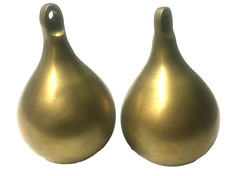 2 Poids d'horloge comtoise ou