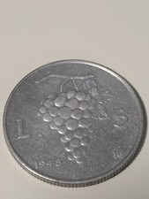 Moneta lire 1948 grappolo - moneta,