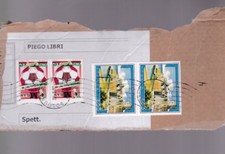 francobolli MILAN campione d’italia 1987-88 TERMOLI su piego libri