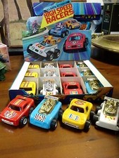 @ Confezione Stock Macchinina Vintage Retrocarica High Speed Racers 12 Pz