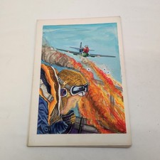 Disegno a tempera scena di