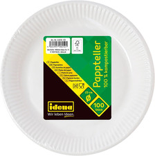 100 Piatti Di Carta per Feste