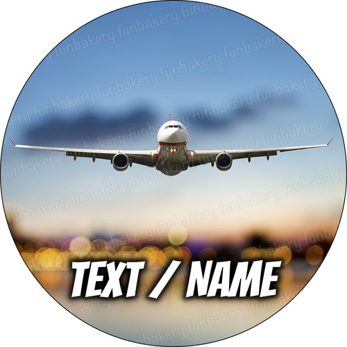 Cake topper viaggio aereo