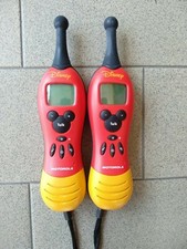 VINTAGE MOTOROLA DISNEY WALKIE TALKIE MICKEY MOUSE X2