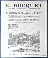 1900' Bocquet Treillage d'Art