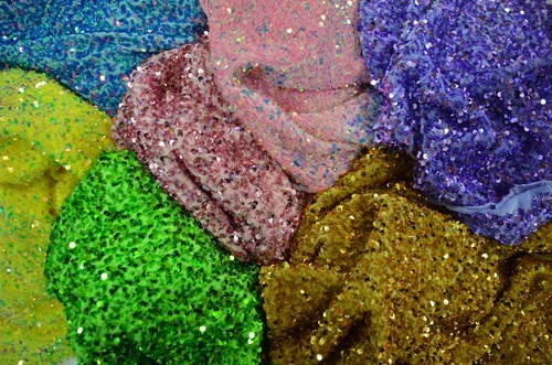 Paillettes tessuto velluto - paillettes,