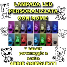 Lampada led incisione