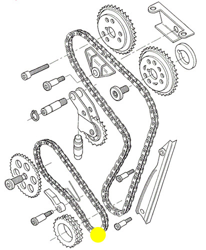 Catena distribuzione pompa