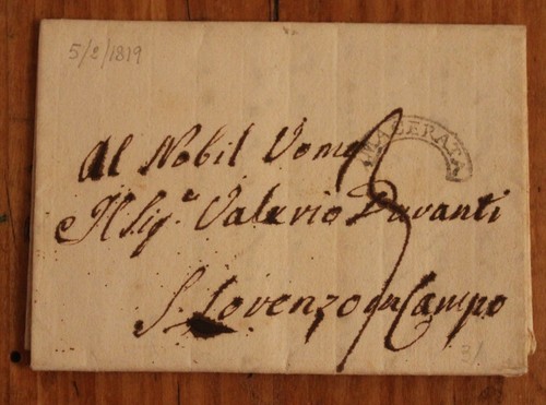 1819 lettera macerata - 1819,