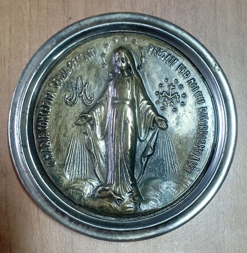 Antica placca religiosa - antica,