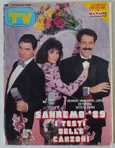 Sorrisi canzoni 8 1989 - e, tv