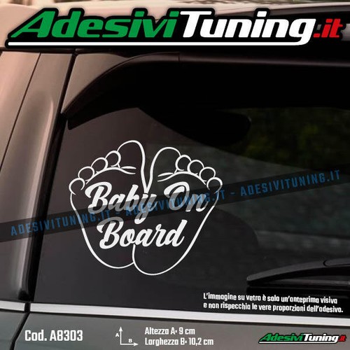 Adesivo baby board - on,