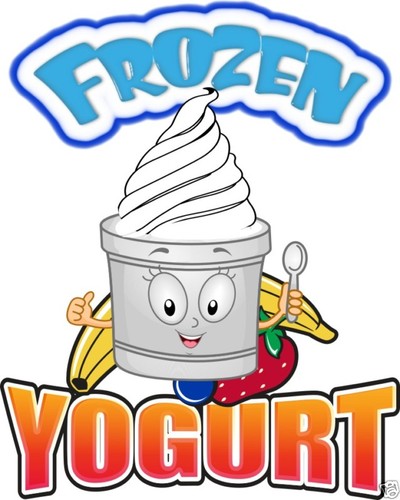 Adesivo vinile frozen yogurt - vinile,