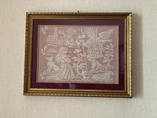 Quadro Uncinetto con cornice