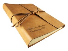 Album Fotografico Artigianale Elegante in Similpelle pregiato, Personalizzabile.