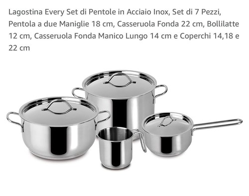 Lagostina batteria pentole - lagostina,