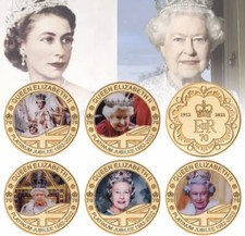 Set monete placcate oro